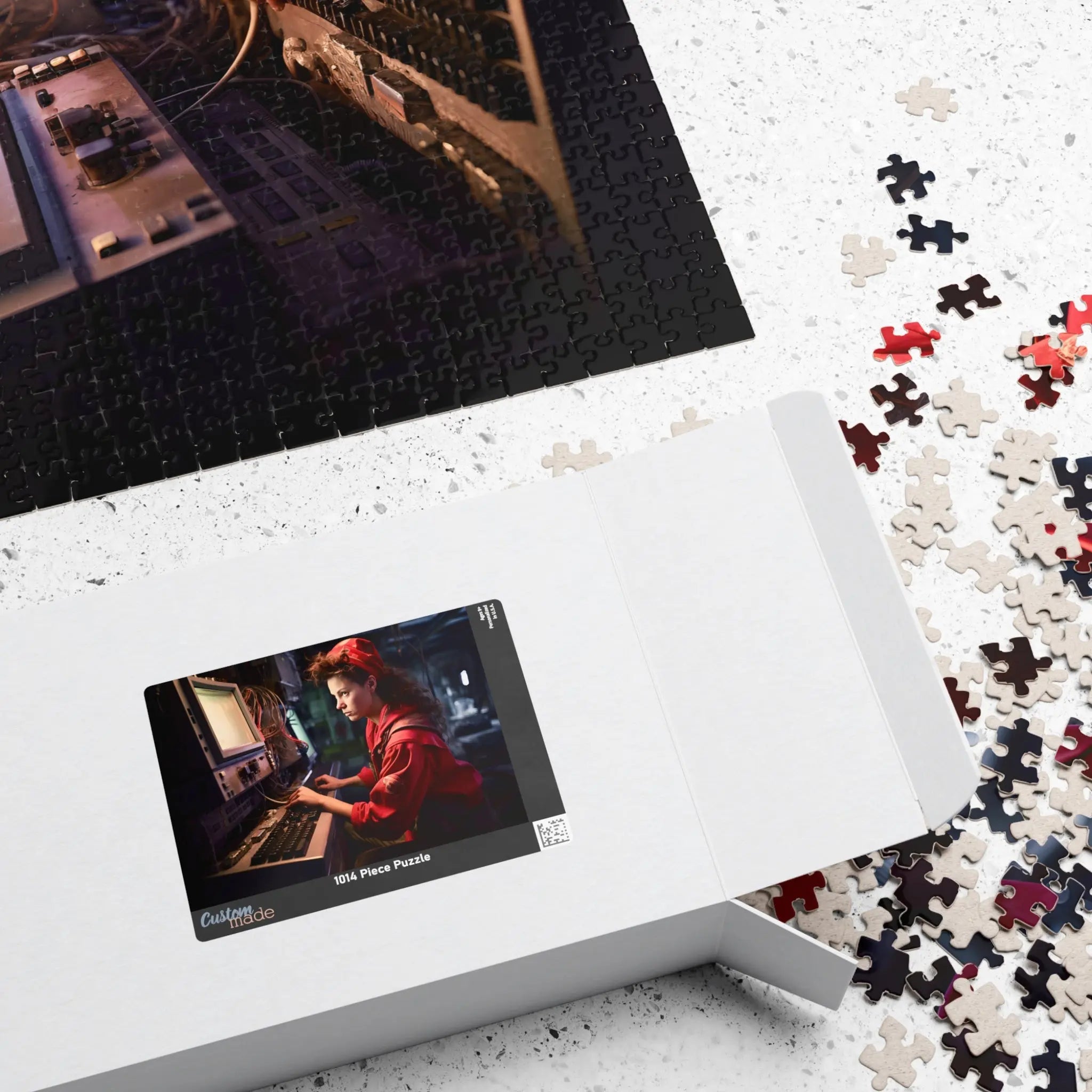 Customizable Jigsaw Puzzle: Rosie Riveter : Computer Programmer - Jigsaw Puzzle Studios - Box