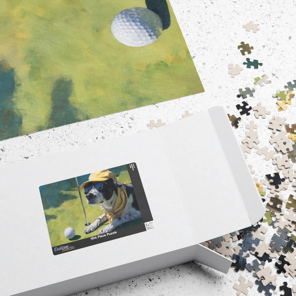 Customizable Jigsaw Puzzle: Unusual Golf Caddy - Jigsaw Puzzle Studios - Box