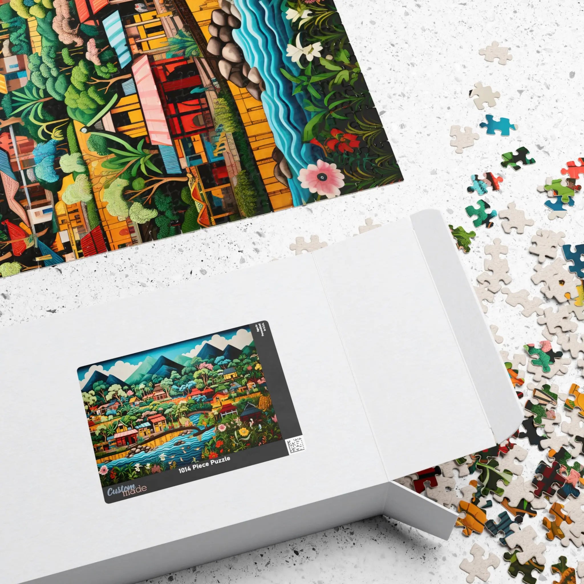 Jigsaw Puzzle: Thai Village - Jigsaw Puzzle Studios - Box