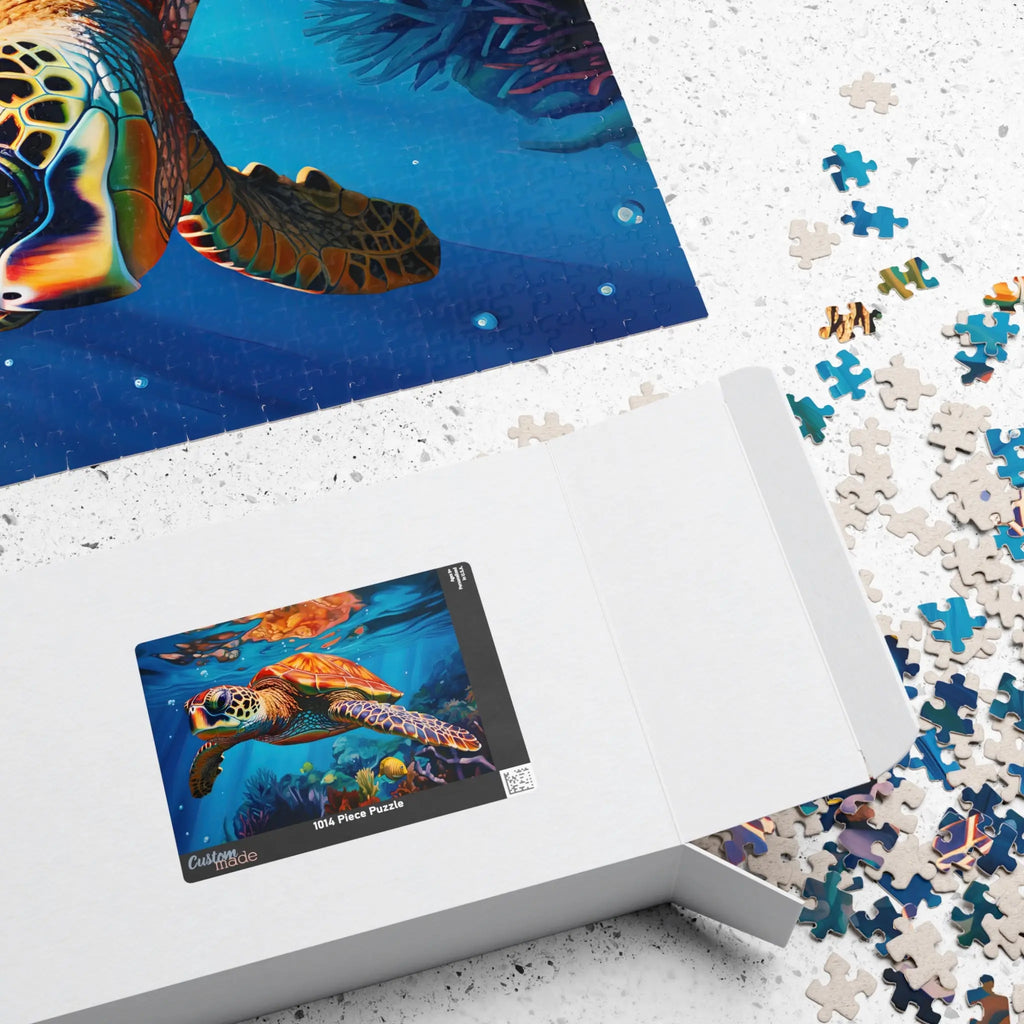 Jigsaw Puzzle: Sea Turtle Reef - Jigsaw Puzzle Studios - Box