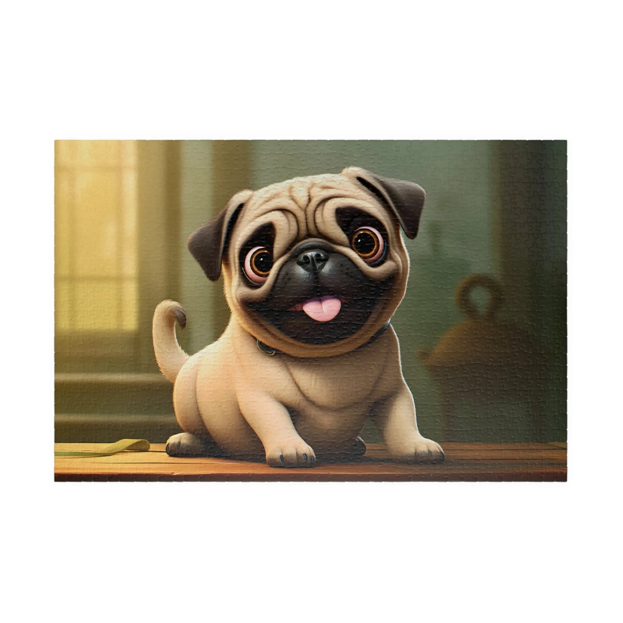 Customizable Jigsaw Puzzle: Perfectly Pug - Jigsaw Puzzle Studios - Main