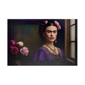 Customizable Jigsaw Puzzle: Freida Kahlo in Purple - Jigsaw Puzzle Studios - Main