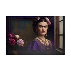 Customizable Jigsaw Puzzle: Freida Kahlo in Purple - Jigsaw Puzzle Studios - Main