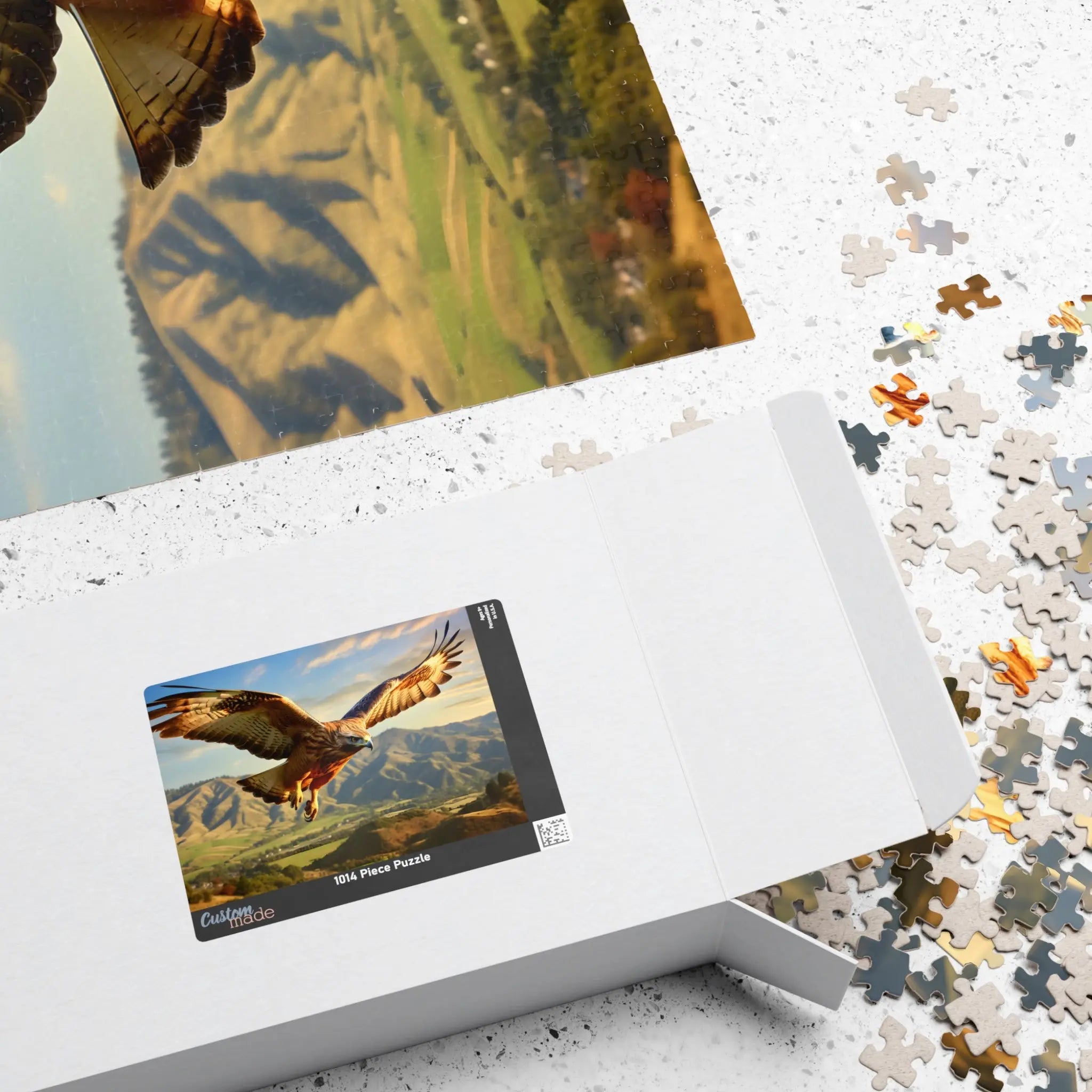 Jigsaw Puzzle: Hawk in Flight - Jigsaw Puzzle Studios - Box