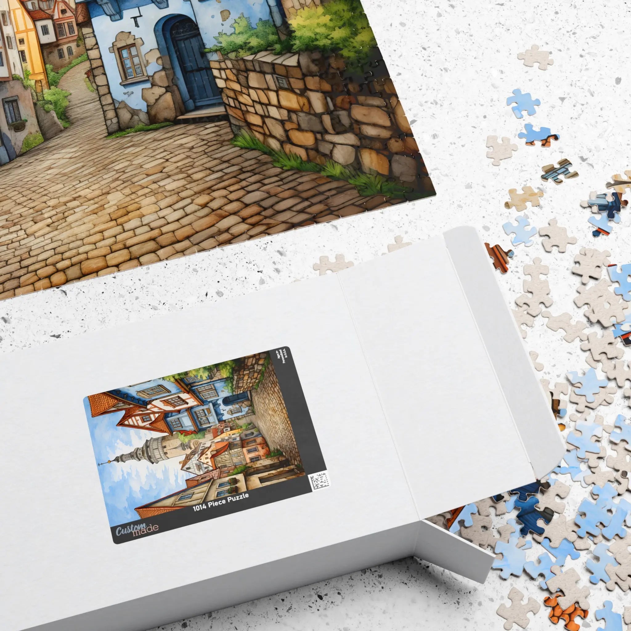Jigsaw Puzzle: Old German Village - Jigsaw Puzzle Studios - Box