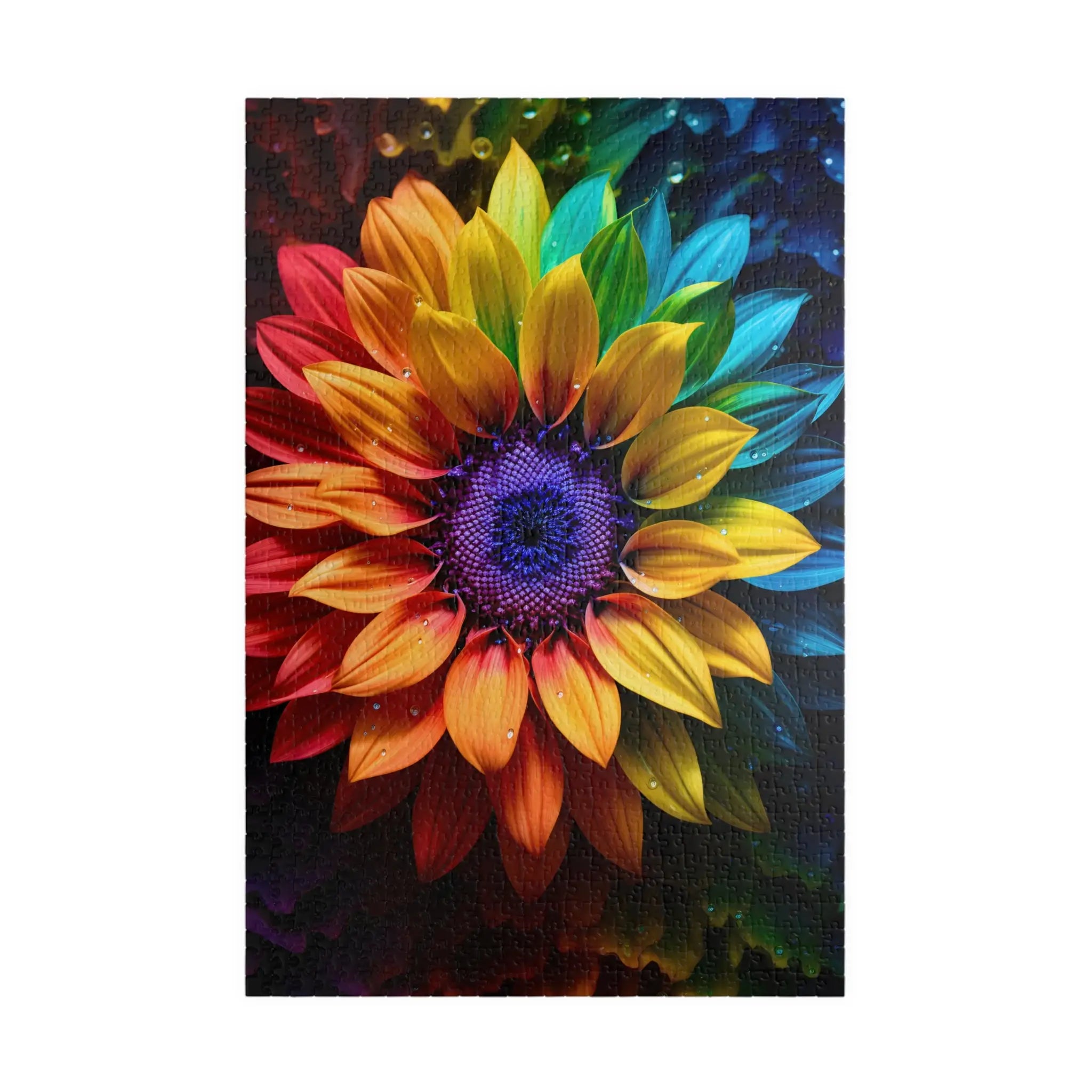 Jigsaw Puzzle: Sunflower Rainbow - Jigsaw Puzzle Studios - Main