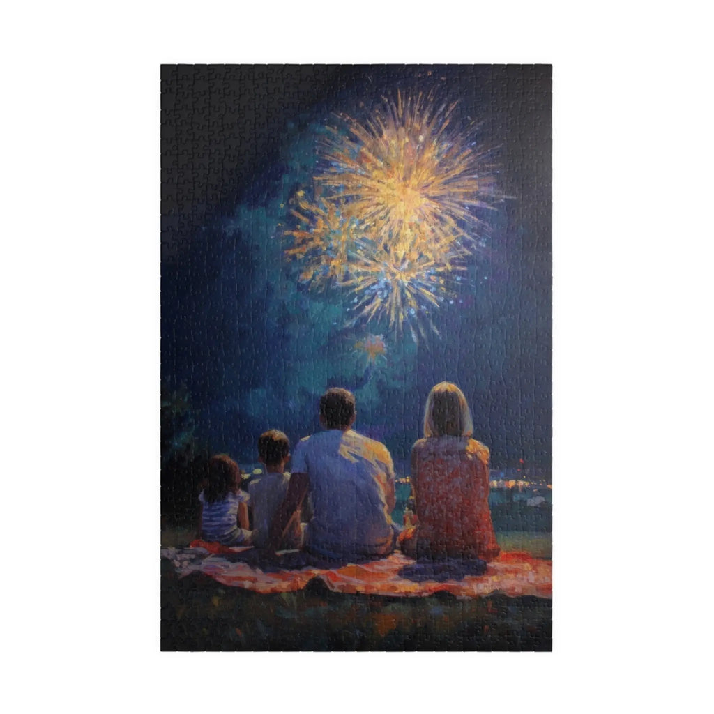 Jigsaw Puzzle: Fireworks Family - Jigsaw Puzzle Studios - Main