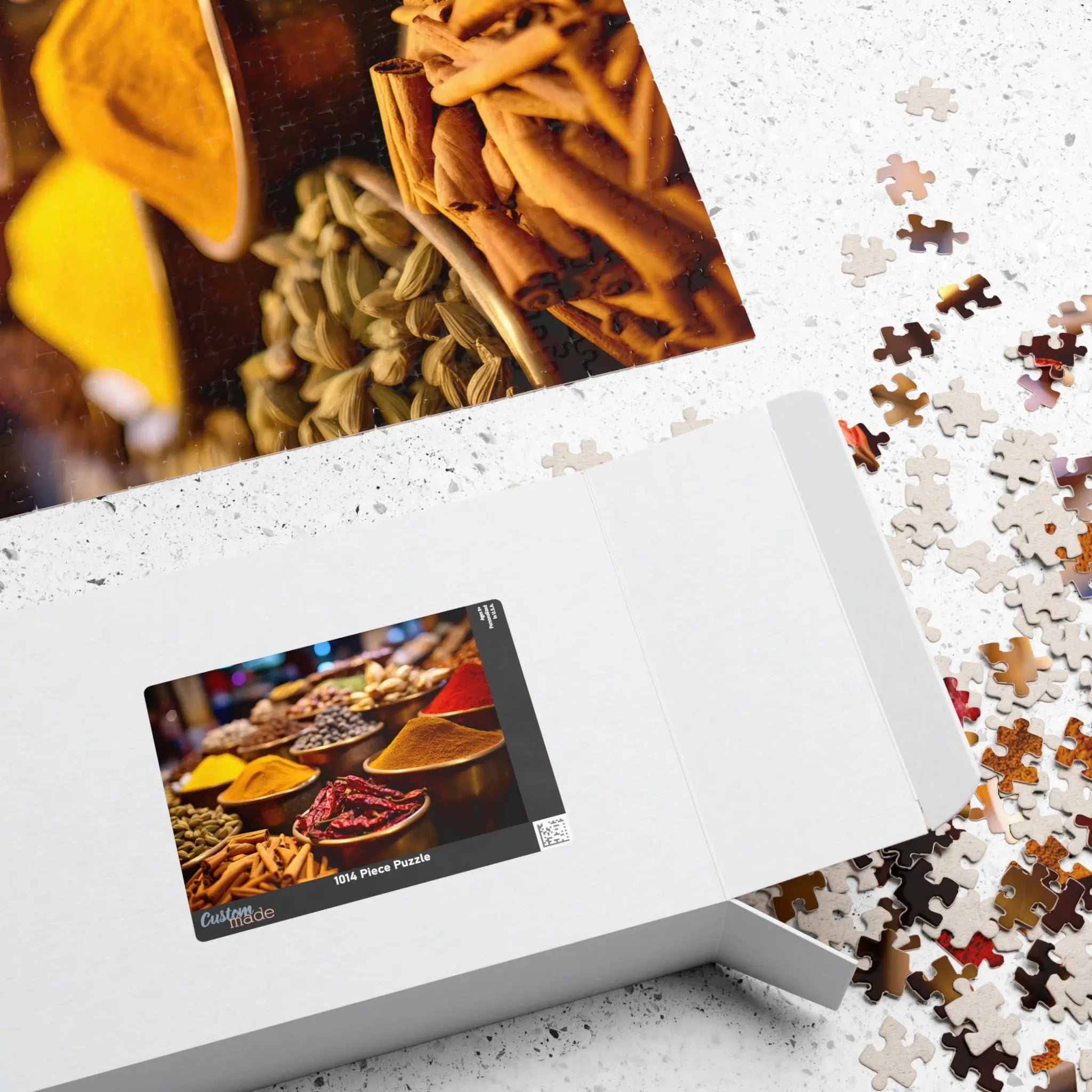 Jigsaw Puzzle: Spices from Abroad - Jigsaw Puzzle Studios - Box