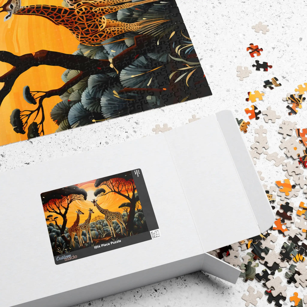 Jigsaw Puzzle: Giraffe Life - Jigsaw Puzzle Studios - Box