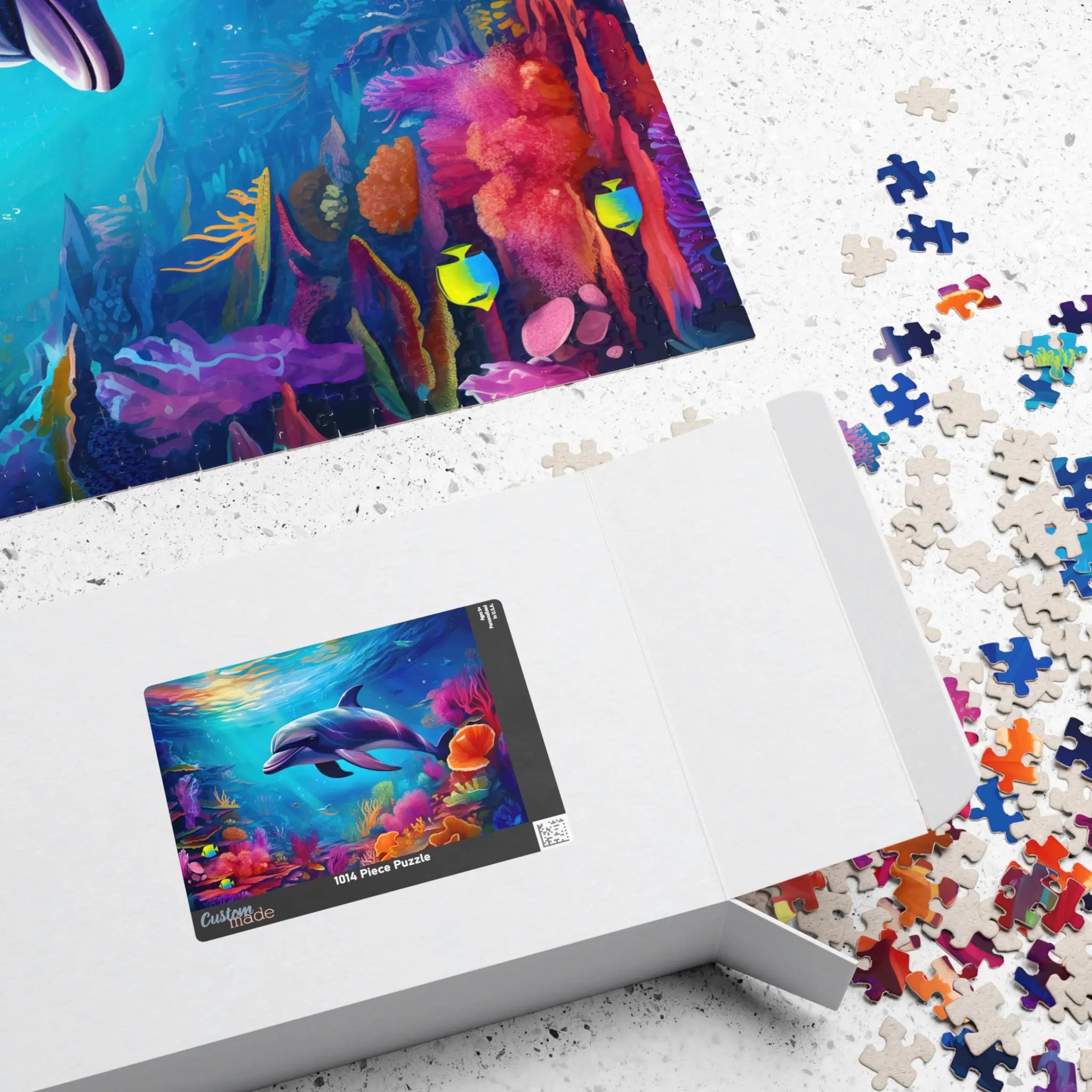 Jigsaw Puzzle: Dolphin Reef - Jigsaw Puzzle Studios - Box