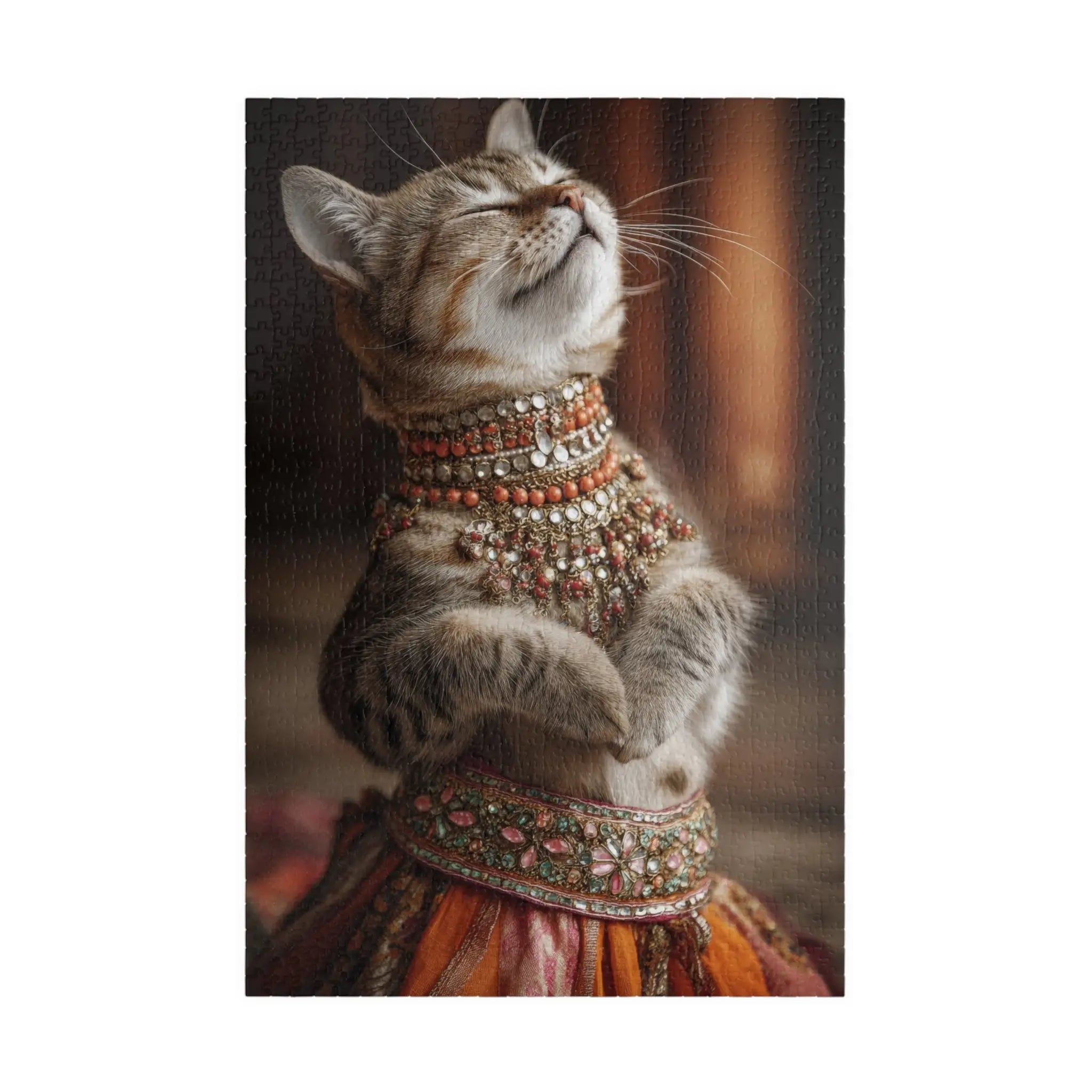Customizable Jigsaw Puzzle: Belly Dancing Cat - Jigsaw Puzzle Studios - Main