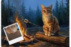 Customizable Jigsaw Puzzle: Helping Roast Marshmallows - Jigsaw Puzzle Studios - Custom with Cat