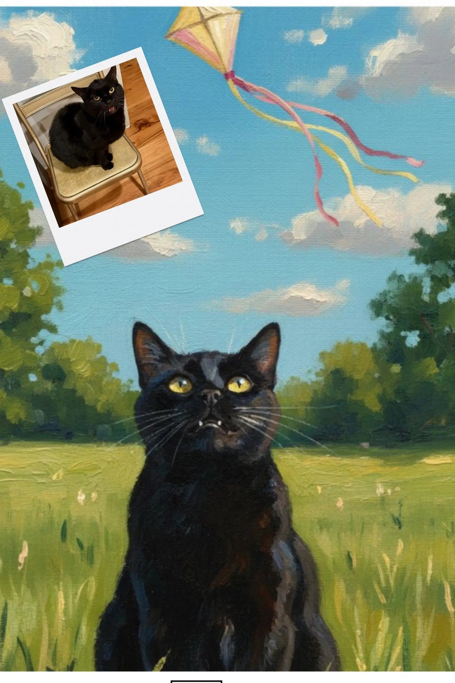 Customizable Jigsaw Puzzle: Kite Flying Dreams - Jigsaw Puzzle Studios - Custom with Cat