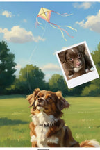 Customizable Jigsaw Puzzle: Kite Flying Dreams - Jigsaw Puzzle Studios - Custom with Dog