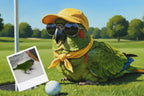 Customizable Jigsaw Puzzle: Unusual Golf Caddy - Jigsaw Puzzle Studios - Custom with Bird