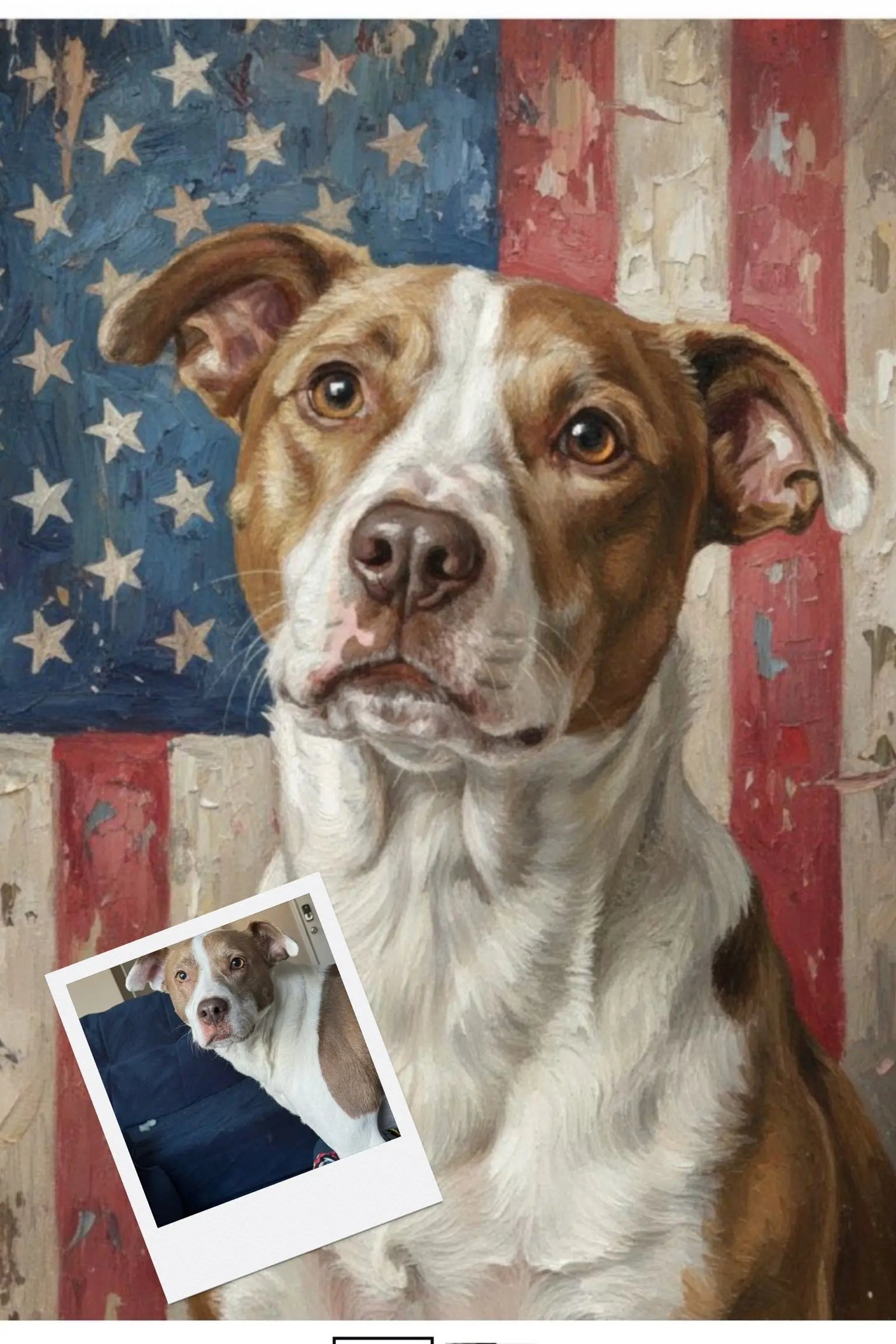 Customizable Jigsaw Puzzle: Patriotic Labrador Puppy - Jigsaw Puzzle Studios - Custom with Dog
