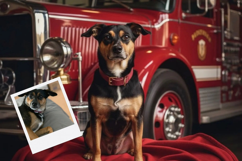 Customizable Jigsaw Puzzle: Dalmatian Fire Dog - Jigsaw Puzzle Studios - Custom with Dog