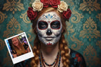 Customizable Jigsaw Puzzle: Day of the Dead Sugar Skull Woman - Jigsaw Puzzle Studios - Custom with Woman