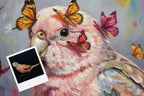 Customizable Jigsaw Puzzle: Dalmatian & Butterflies - Jigsaw Puzzle Studios - Custom with Bird