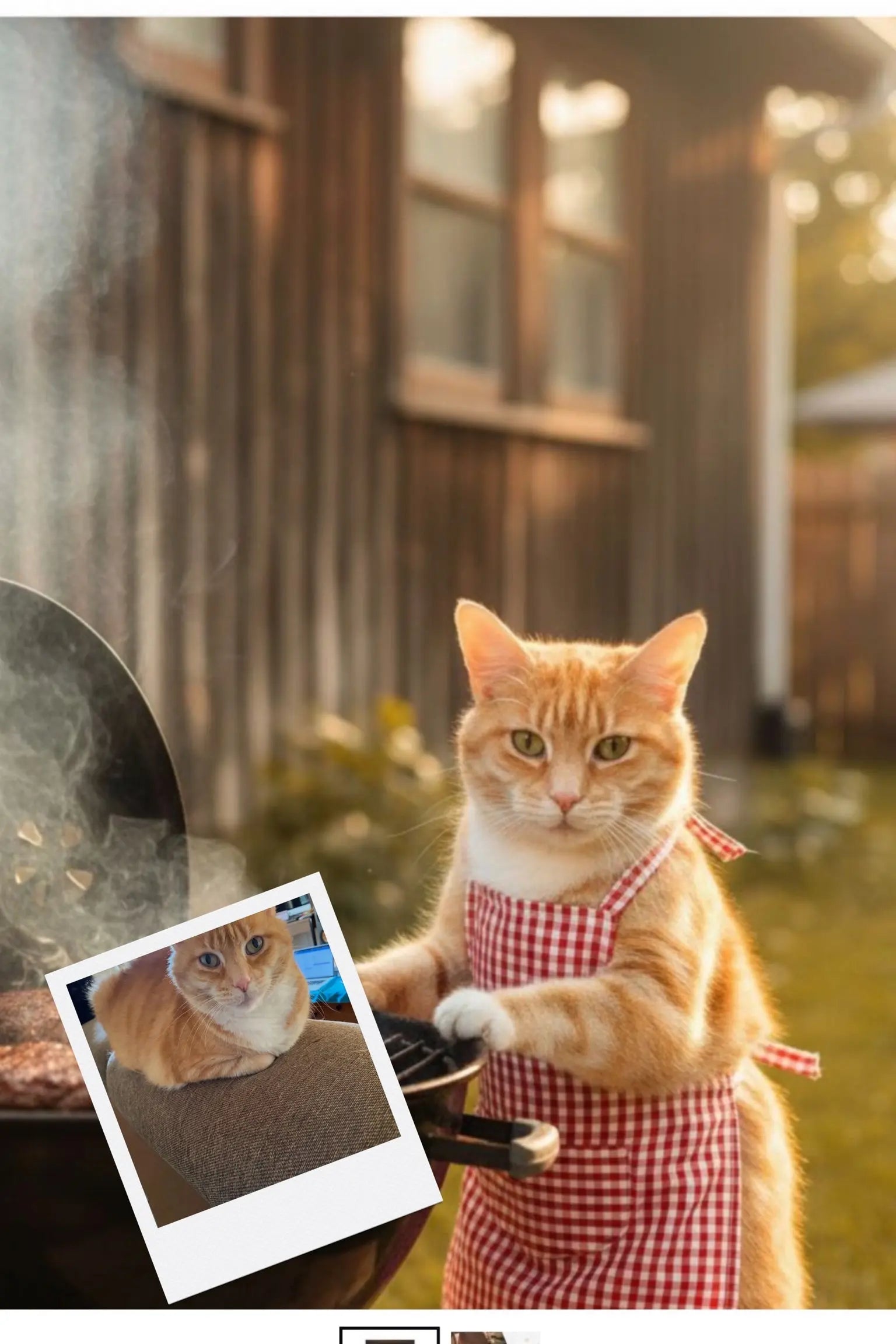 Customizable Jigsaw Puzzle: St. Bernard BBQ Dog - Jigsaw Puzzle Studios - Custom with Cat