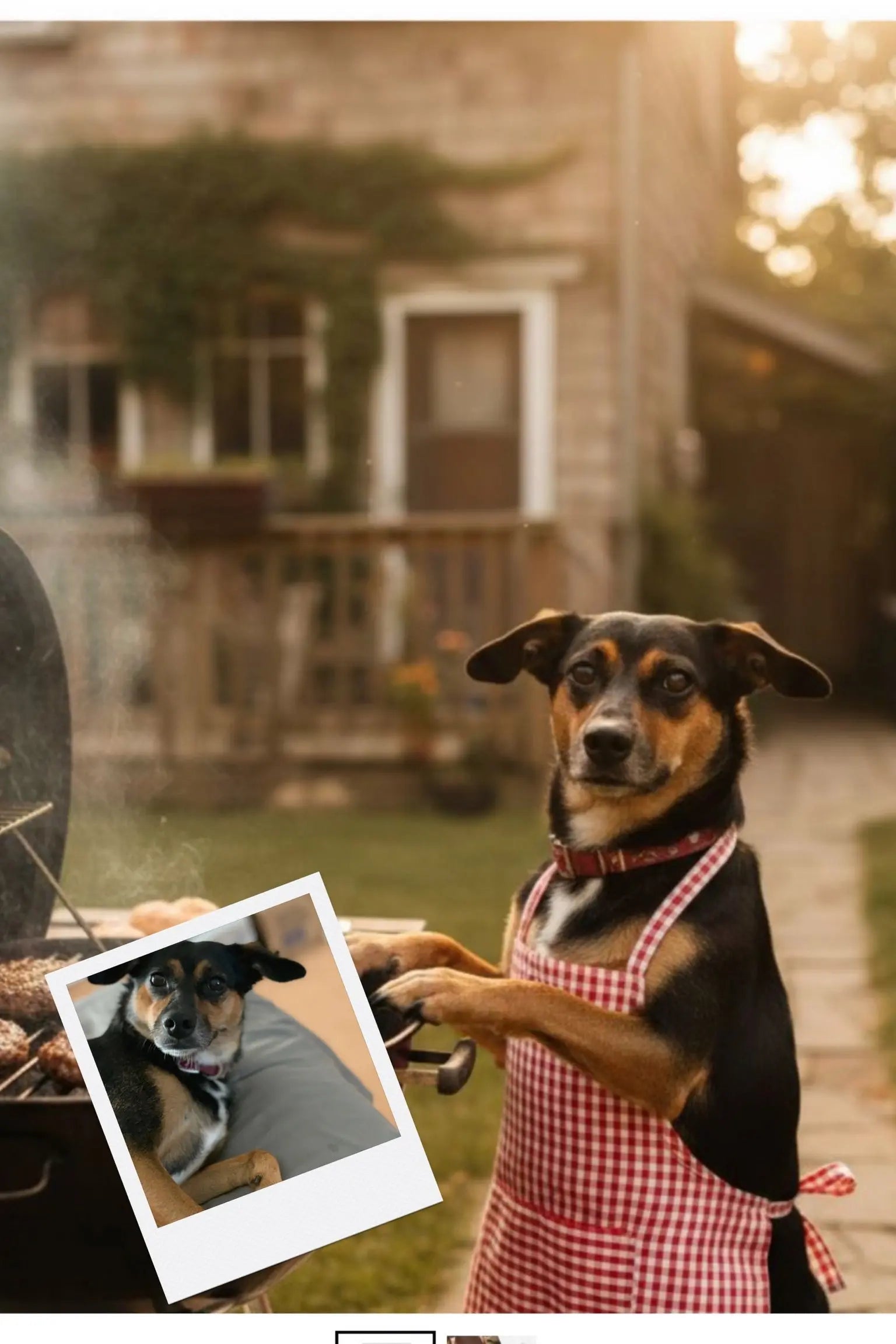 Customizable Jigsaw Puzzle: St. Bernard BBQ Dog - Jigsaw Puzzle Studios - Custom with Dog