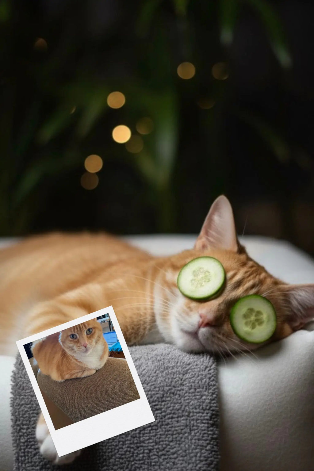 Customizable Jigsaw Puzzle: Dachshund Relaxing with Cucumbers - Jigsaw Puzzle Studios - Custom with Cat