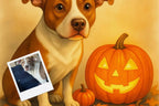 Customizable Jigsaw Puzzle: Cute Cat & Jack-O'-Lantern - Jigsaw Puzzle Studios - Custom with Dog