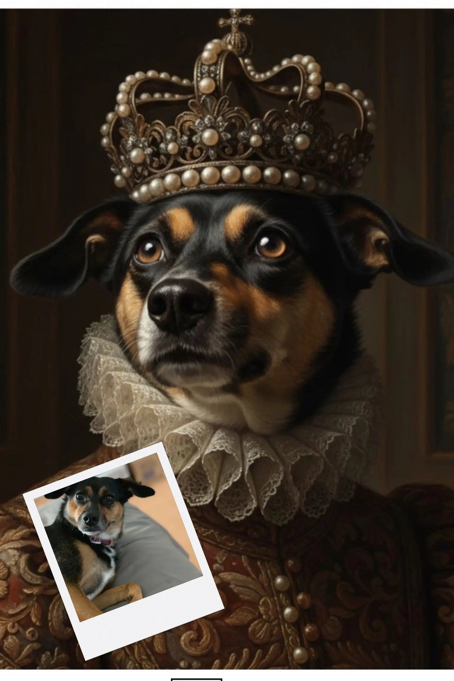 Customizable Jigsaw Puzzle: Regal Victorian Cat - Jigsaw Puzzle Studios - Custom with Dog