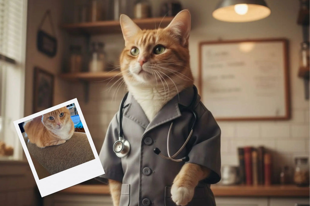 Customizable Jigsaw Puzzle: Veterinarian Cat - Jigsaw Puzzle Studios - Custom with Cat