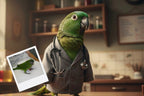 Customizable Jigsaw Puzzle: Veterinarian Cat - Jigsaw Puzzle Studios - Custom with Bird