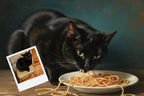 Customizable Jigsaw Puzzle: Cat & Spaghetti - Jigsaw Puzzle Studios - Custom with Cat