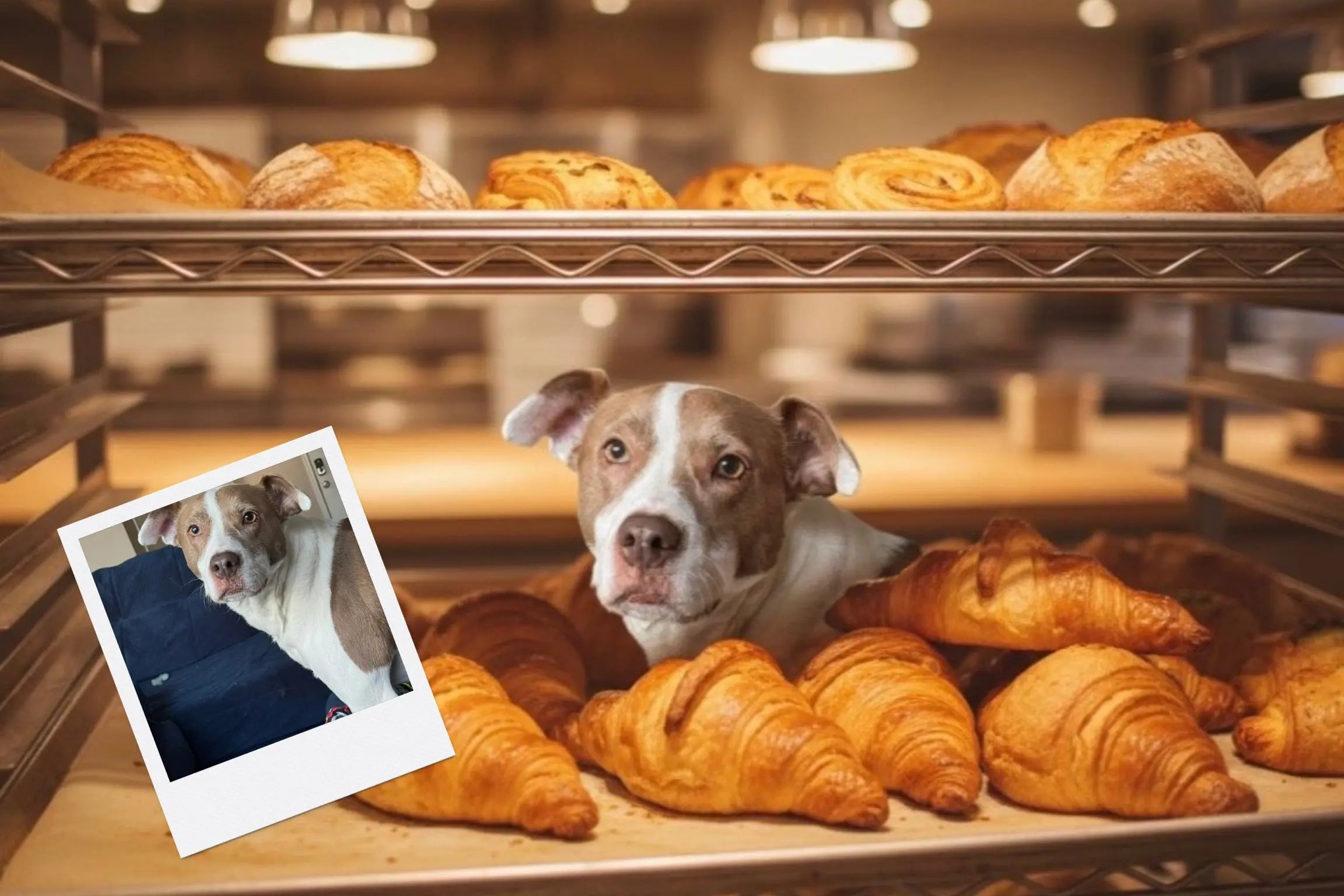 Customizable Jigsaw Puzzle: Cozy Bakery Cat - Jigsaw Puzzle Studios - Custom with Dog