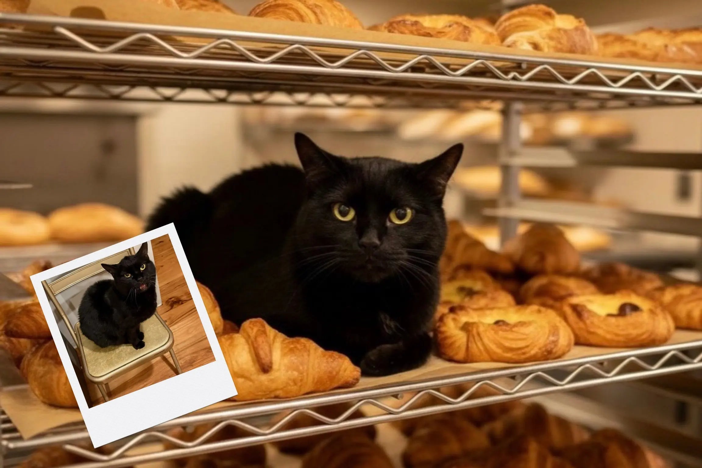 Customizable Jigsaw Puzzle: Cozy Bakery Cat - Jigsaw Puzzle Studios - Custom with Cat