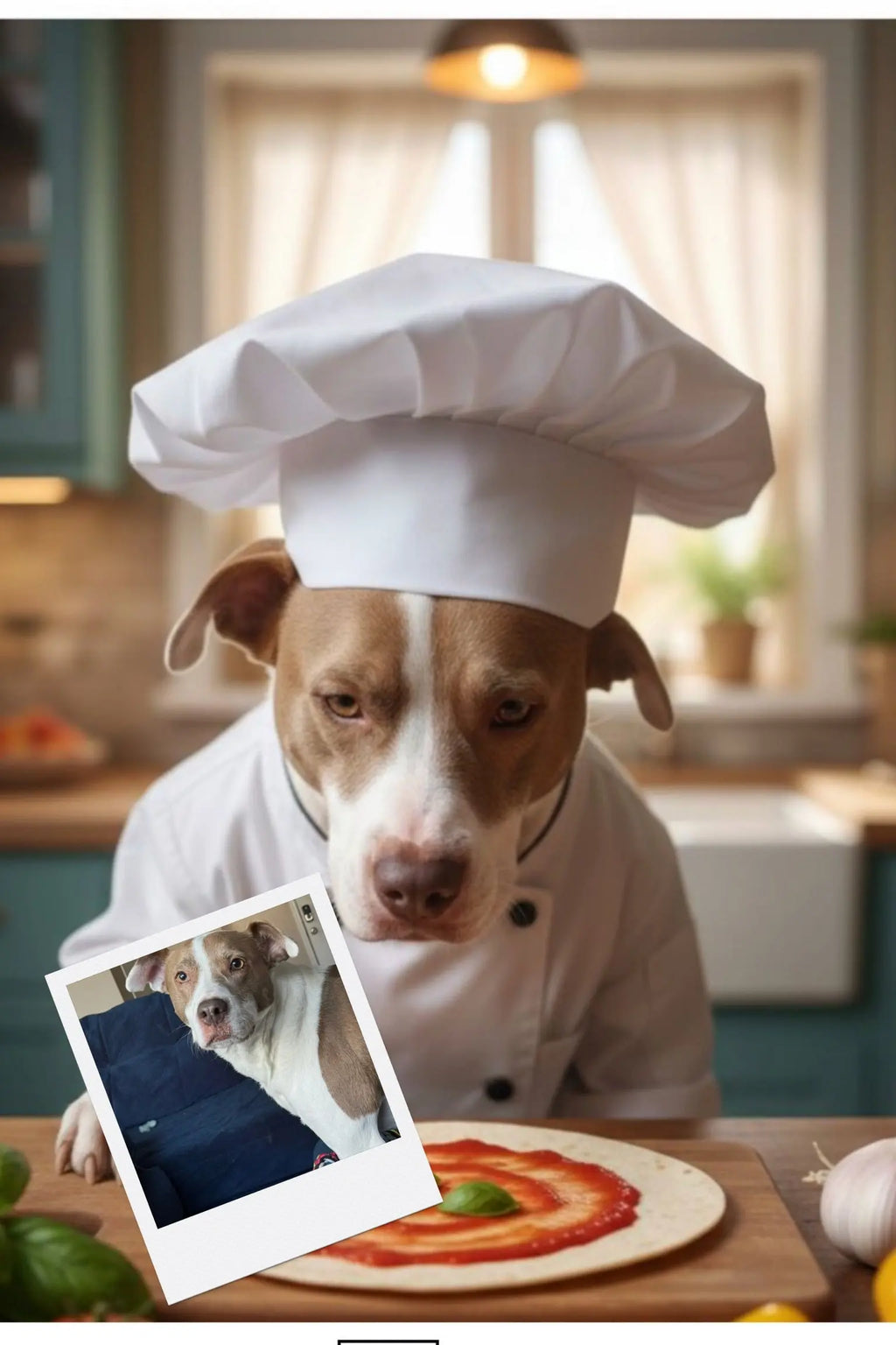 Customizable Jigsaw Puzzle: Masterful Chef Cat - Jigsaw Puzzle Studios - Custom with Dog