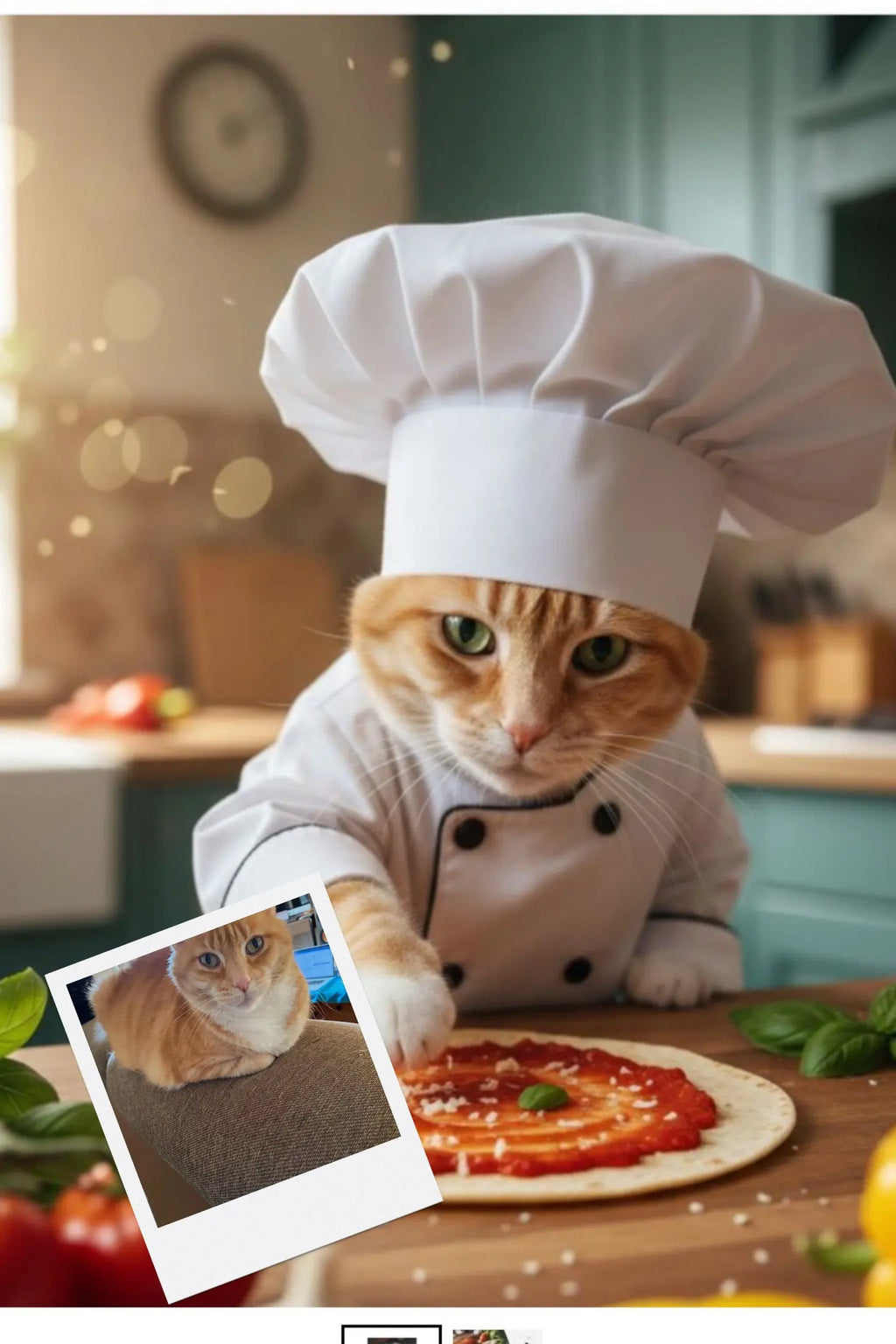 Customizable Jigsaw Puzzle: Masterful Chef Cat - Jigsaw Puzzle Studios - Custom with Cat