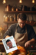 Customizable Jigsaw Puzzle: Thanksgiving Chef - Jigsaw Puzzle Studios - Custom with Man 1