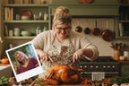 Customizable Jigsaw Puzzle: Thanksgiving Kitchen - Jigsaw Puzzle Studios - Custom with Person