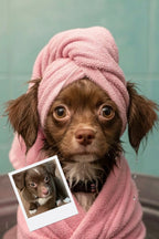 Customizable Jigsaw Puzzle: Dachshund Spa Day - Jigsaw Puzzle Studios - Custom with Dog