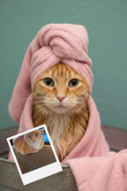 Customizable Jigsaw Puzzle: Dachshund Spa Day - Jigsaw Puzzle Studios - Custom with Cat