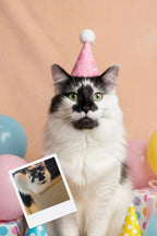 Customizable Jigsaw Puzzle: Cute Kitten Birthday Party - Jigsaw Puzzle Studios - Custom with Cat