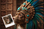Customizable Jigsaw Puzzle: Mayan Cat - Jigsaw Puzzle Studios - Custom with Dog