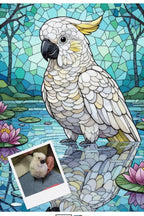 Customizable Jigsaw Puzzle: Flamingo Mosaic - Jigsaw Puzzle Studios - Custom with Bird
