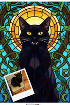 Customizable Jigsaw Puzzle: Stained Glass Giraffe - Jigsaw Puzzle Studios - Custom with Cat