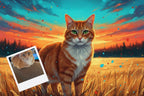 Customizable Jigsaw Puzzle: Horse Spotting - Jigsaw Puzzle Studios - Custom with Cat
