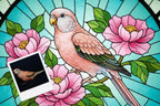 Customizable Jigsaw Puzzle: Stained Glass Blue Jay - Jigsaw Puzzle Studios - Custom with Bird
