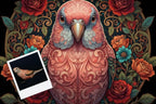 Customizable Jigsaw Puzzle: Tiger in Bloom - Jigsaw Puzzle Studios - Custom with Bird