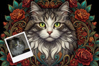 Customizable Jigsaw Puzzle: Tiger in Bloom - Jigsaw Puzzle Studios - Custom with Cat
