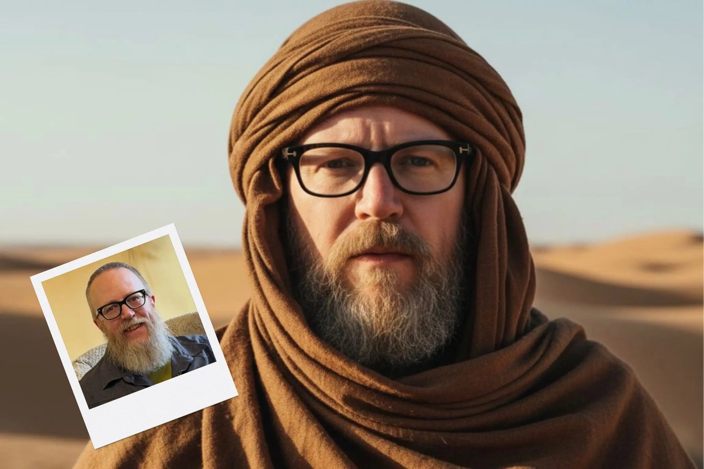 Customizable Jigsaw Puzzle: Islamic Man in Africa - Jigsaw Puzzle Studios - Custom with Man