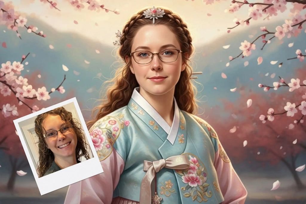 Customizable Jigsaw Puzzle: Korean Woman - Jigsaw Puzzle Studios - Custom with Woman