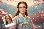 Customizable Jigsaw Puzzle: Korean Woman - Jigsaw Puzzle Studios - Custom with Woman